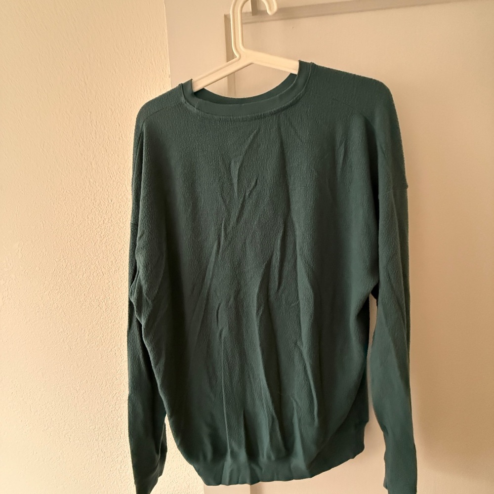 Long sleeve turquoise alo top
